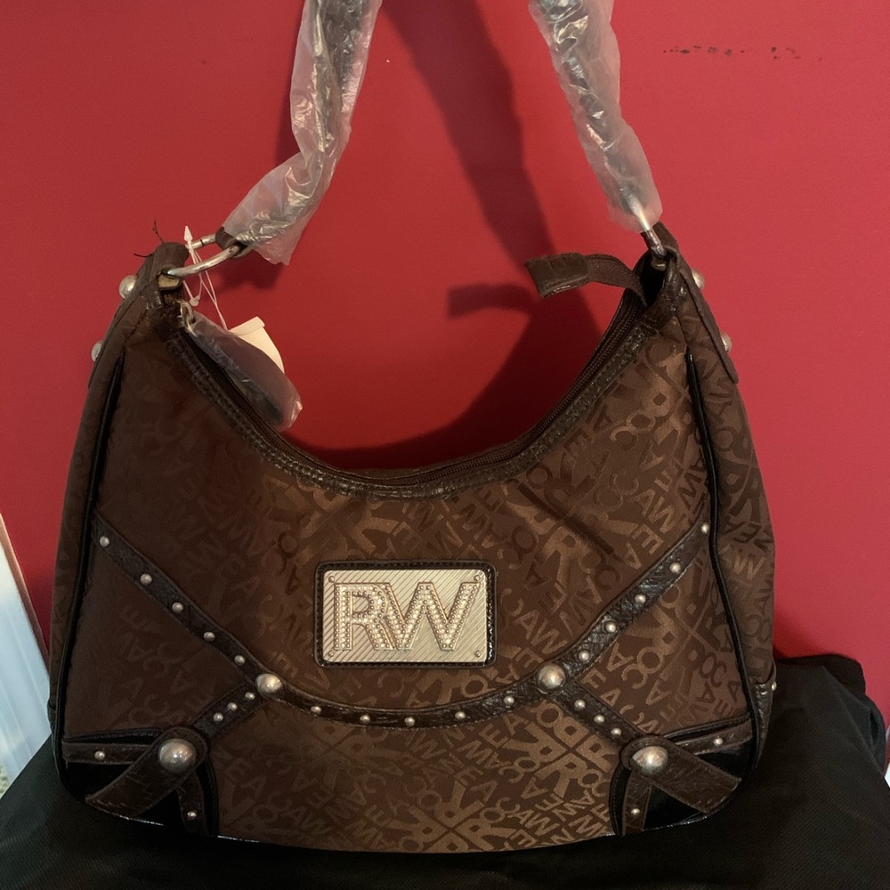 Vintage beautiful chocolate designer bag